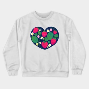 Strawberry heart Crewneck Sweatshirt